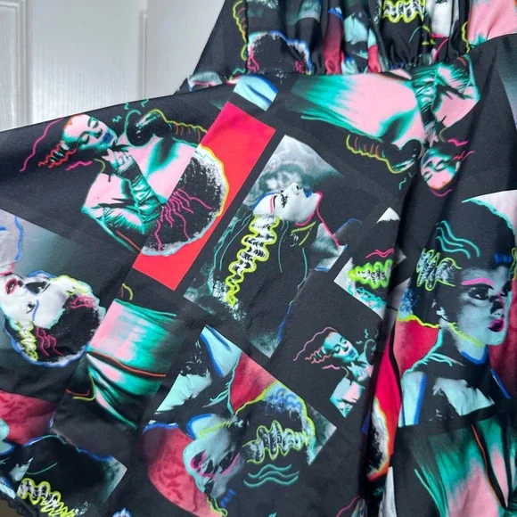 Universal monsters bride of Frankenstein halter Swimsuit Dress - Picture 6 of 11